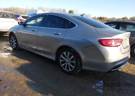 2015 Chrysler 200 C из США, поврежденный, VIN 1C3CCCCB4FN586088